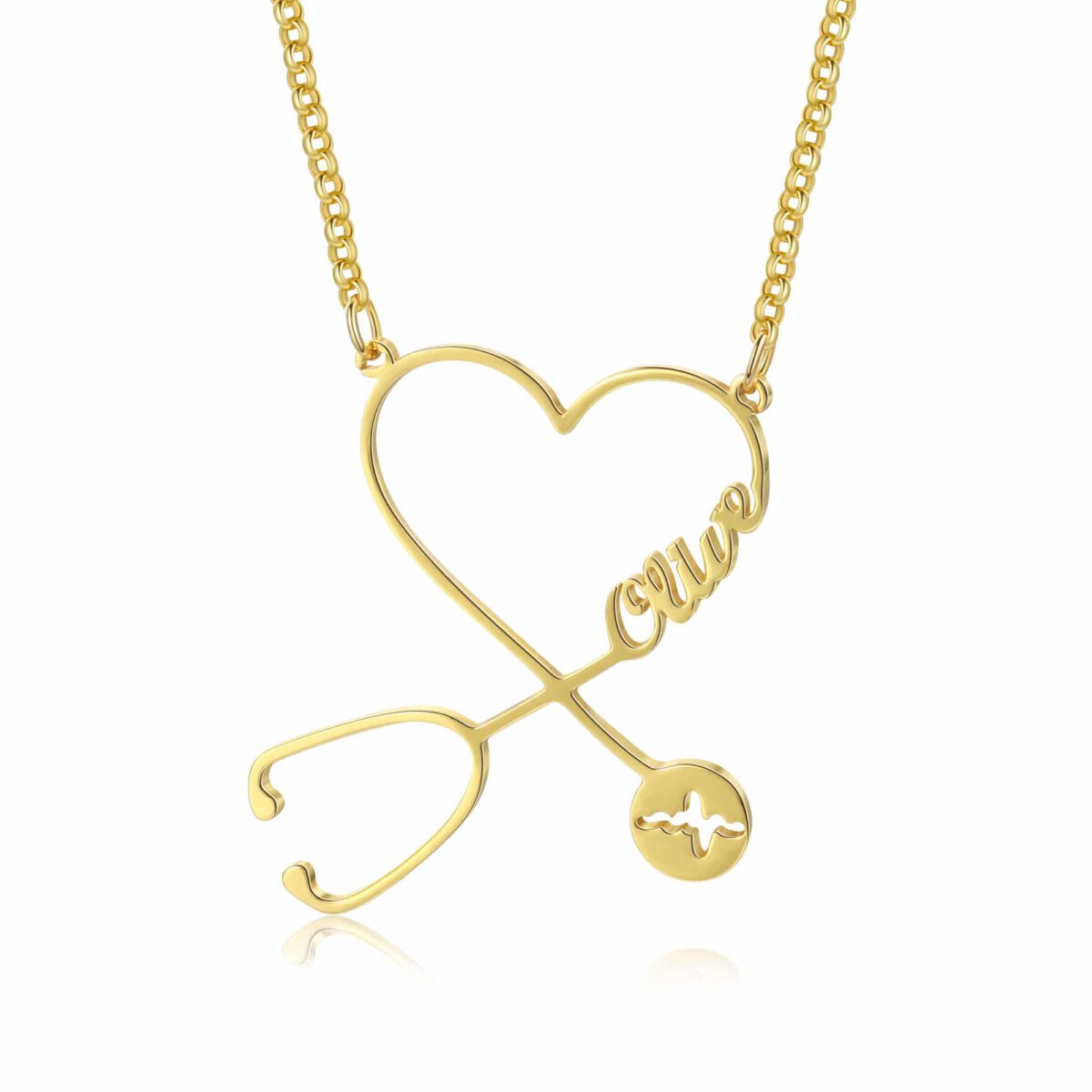 14k Nurse Necklace