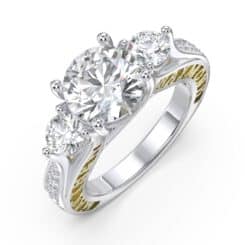 3 Stone Engagement Ring