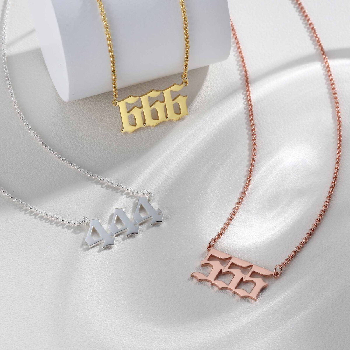 888 777 Angle Number Pendant