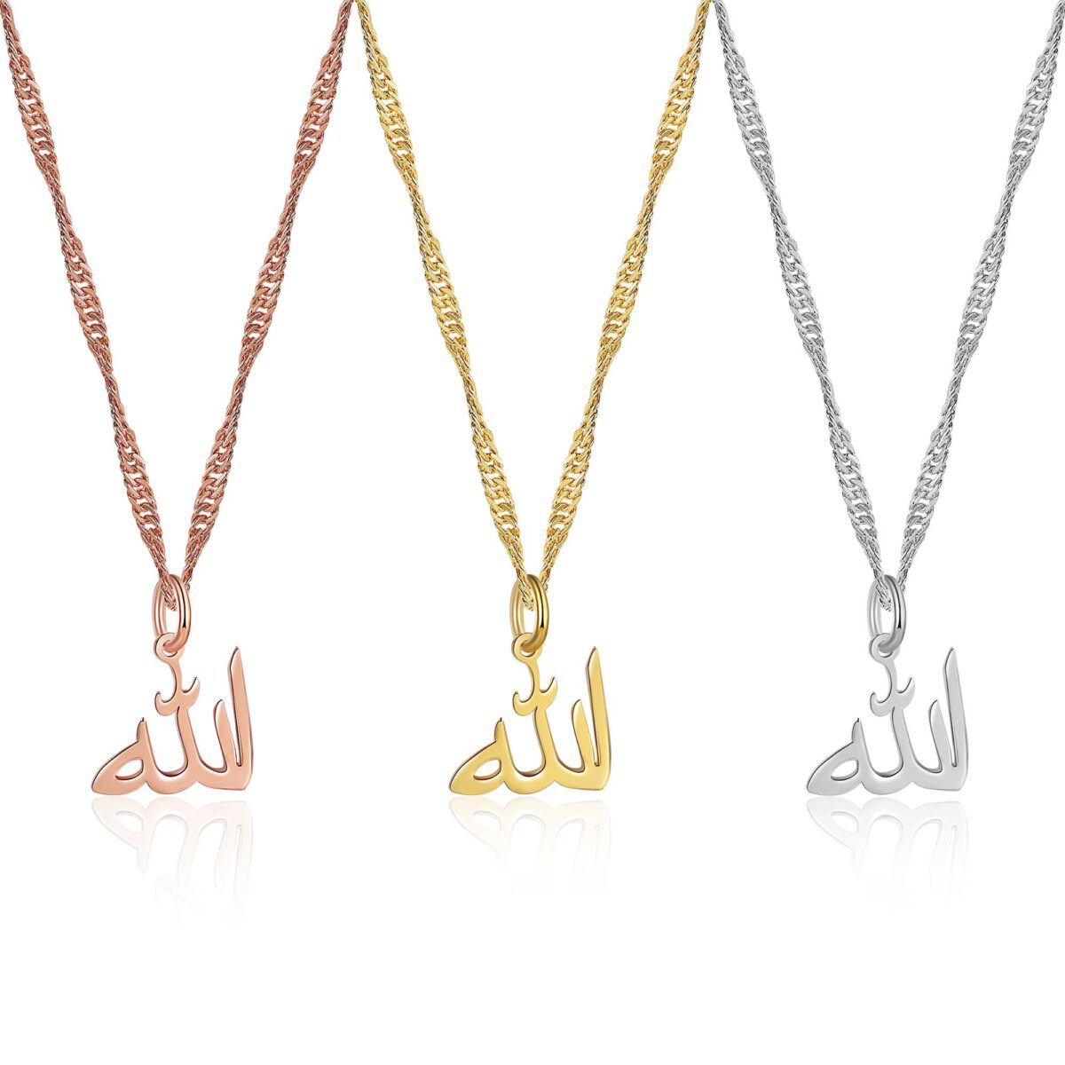 Allah Necklace - Gold - Rose Gold - Silver