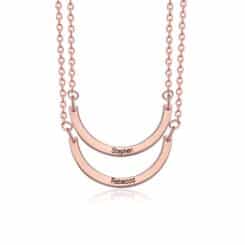 Best Friend Necklaces For Adults Rose Gold