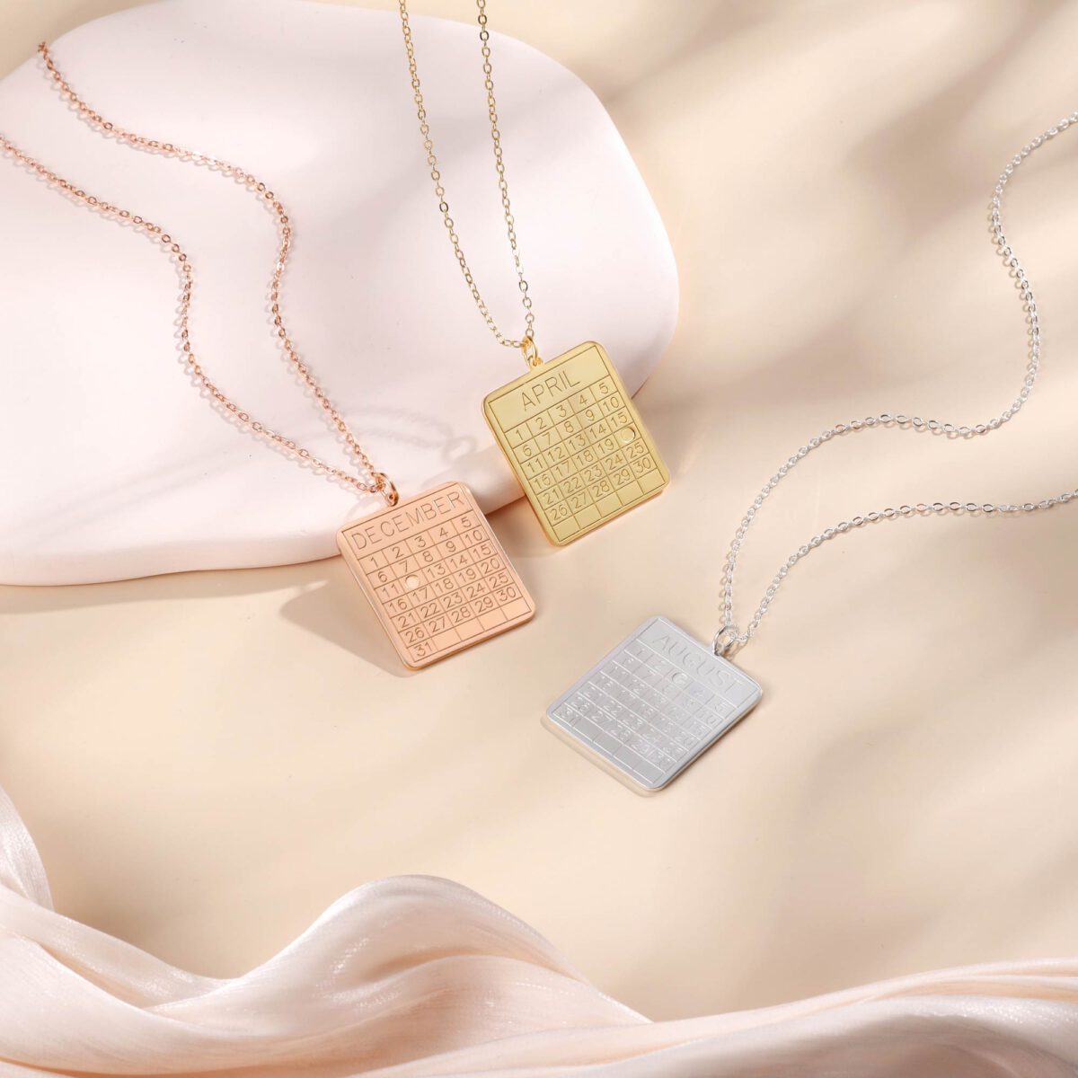 Calendar Necklace