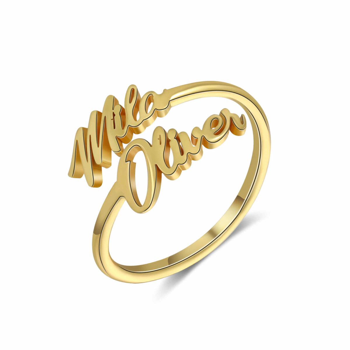 Couple Name Ring Design