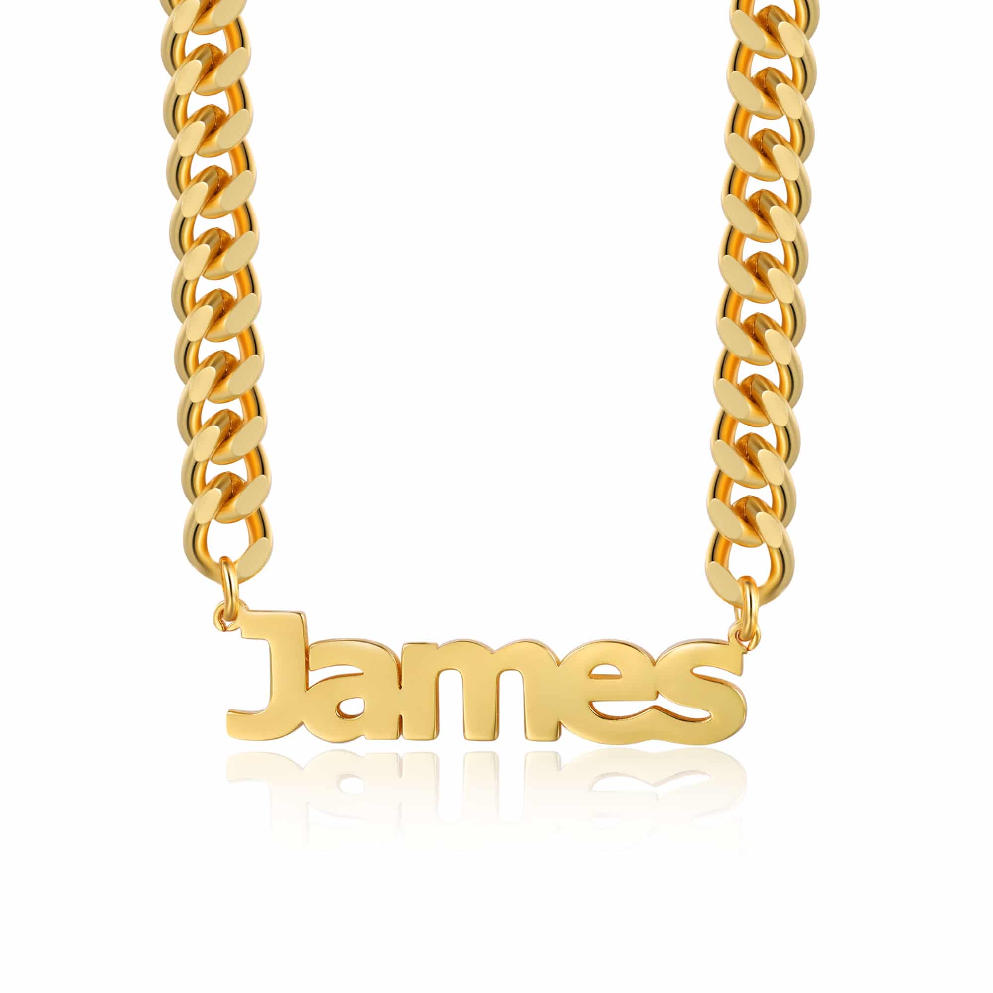 Curb Chain Men Name Necklace