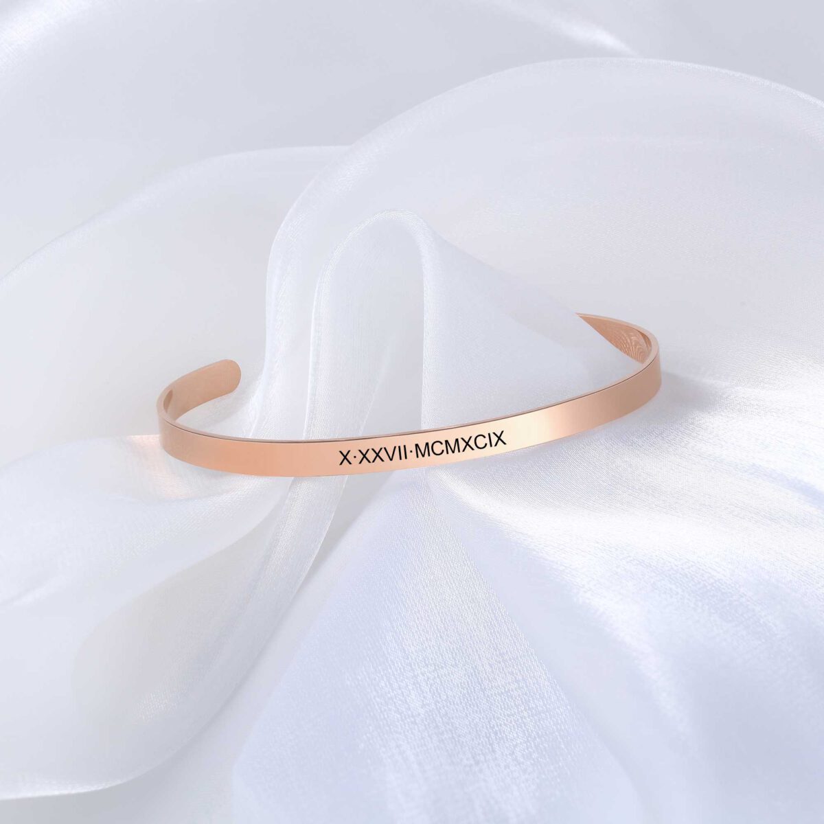 Engraved Bangle Bracelet