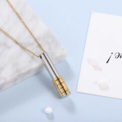 Family Necklace With Engraved Names And Dates