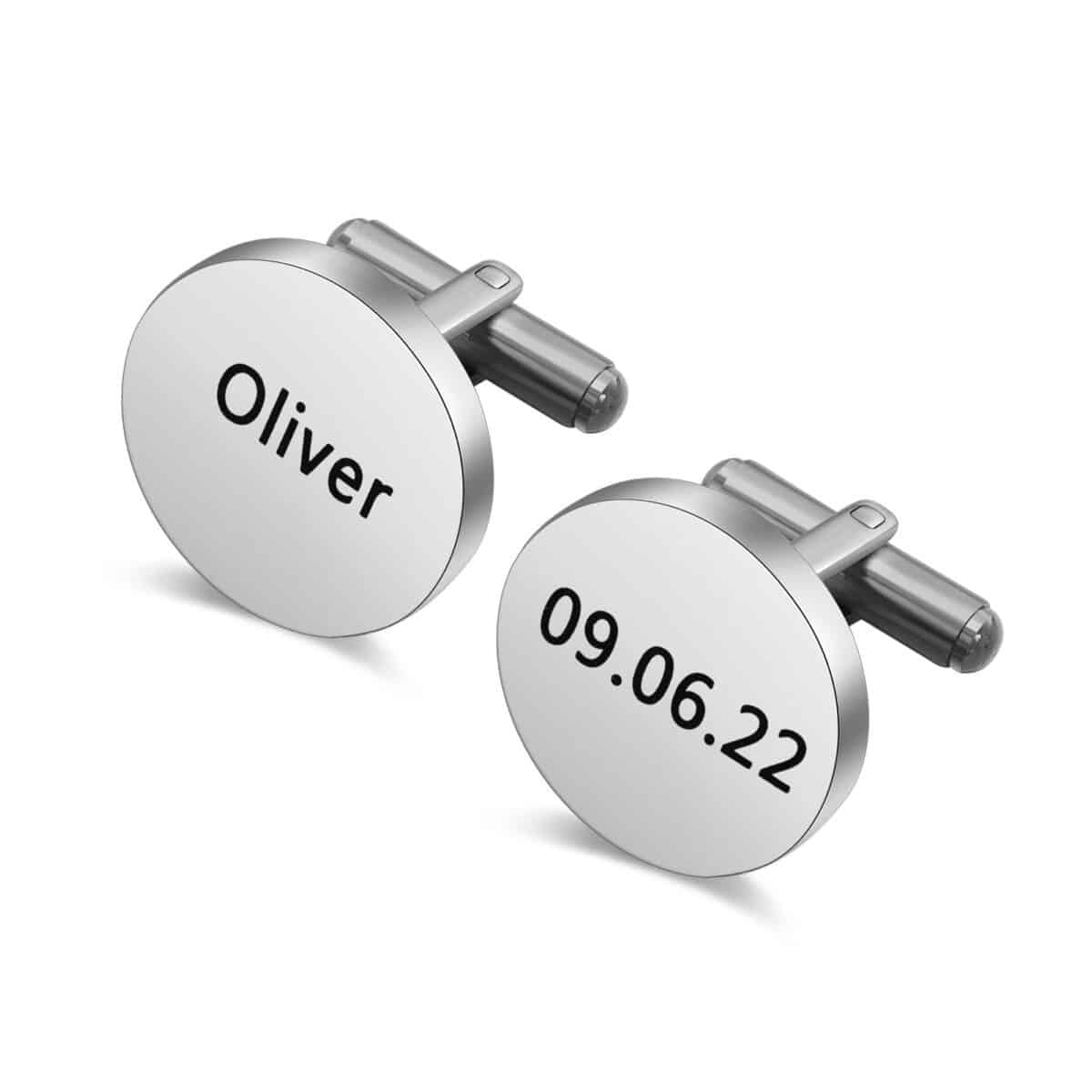 Father of the Bride Cufflinks Silver