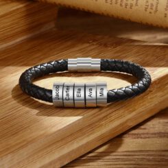 Fathers Day Bracelet Black