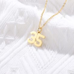 Football Number Necklaces