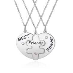 Friends Forever Necklace Silver