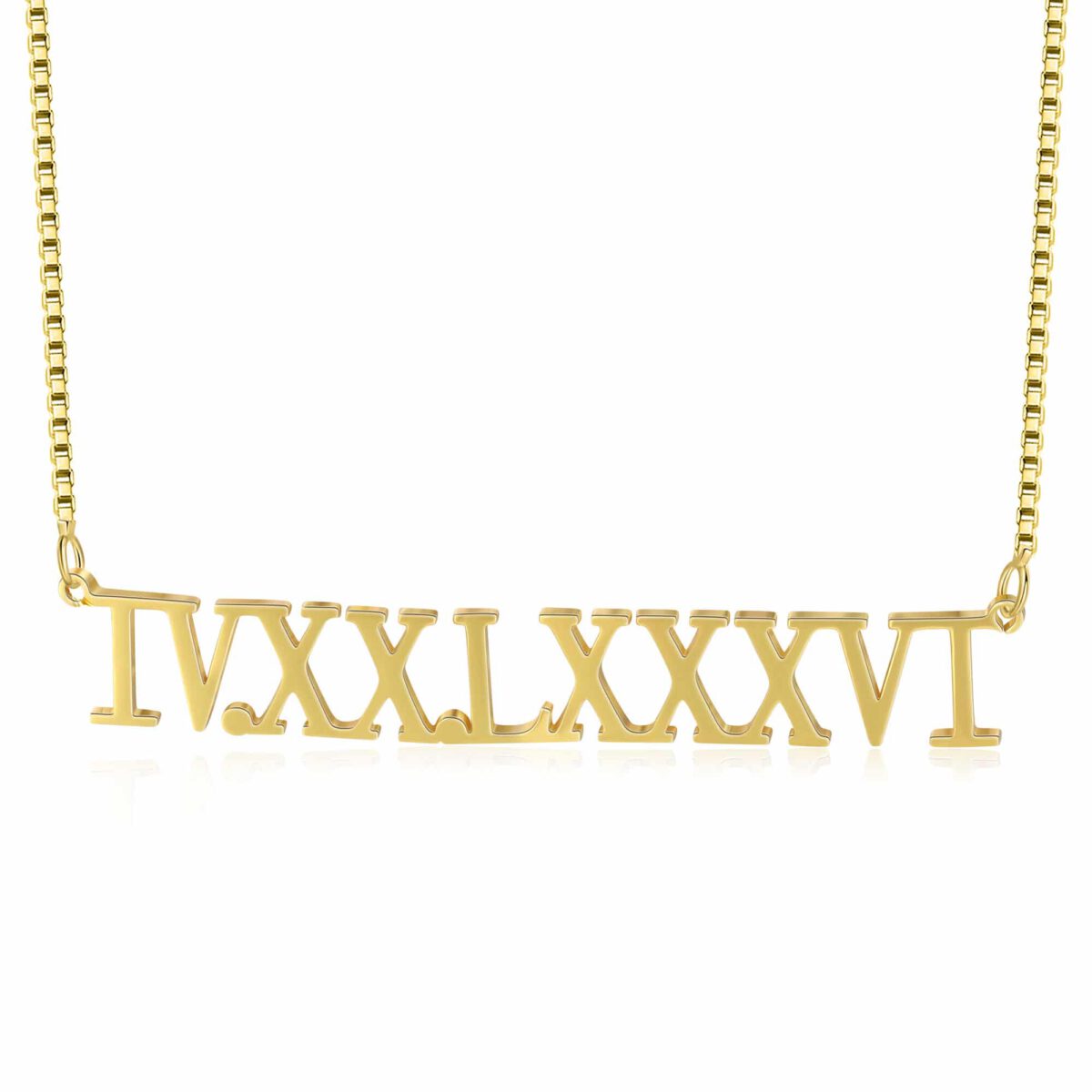 Gold Date Necklace