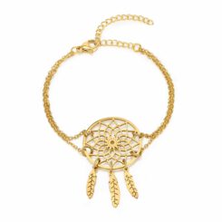 Gold Dream Catcher Bracelet