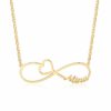 Gold Infinity Name Necklace