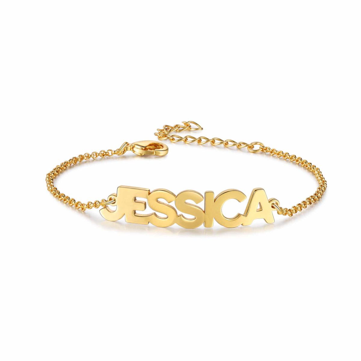 Gold Name Anklet For Women