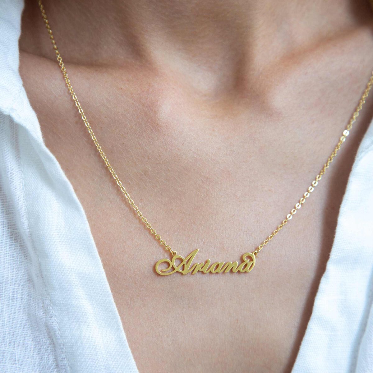 Gold Name Necklace