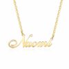 Gold Nameplate Necklace