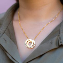 Gold Russian Ring Necklace