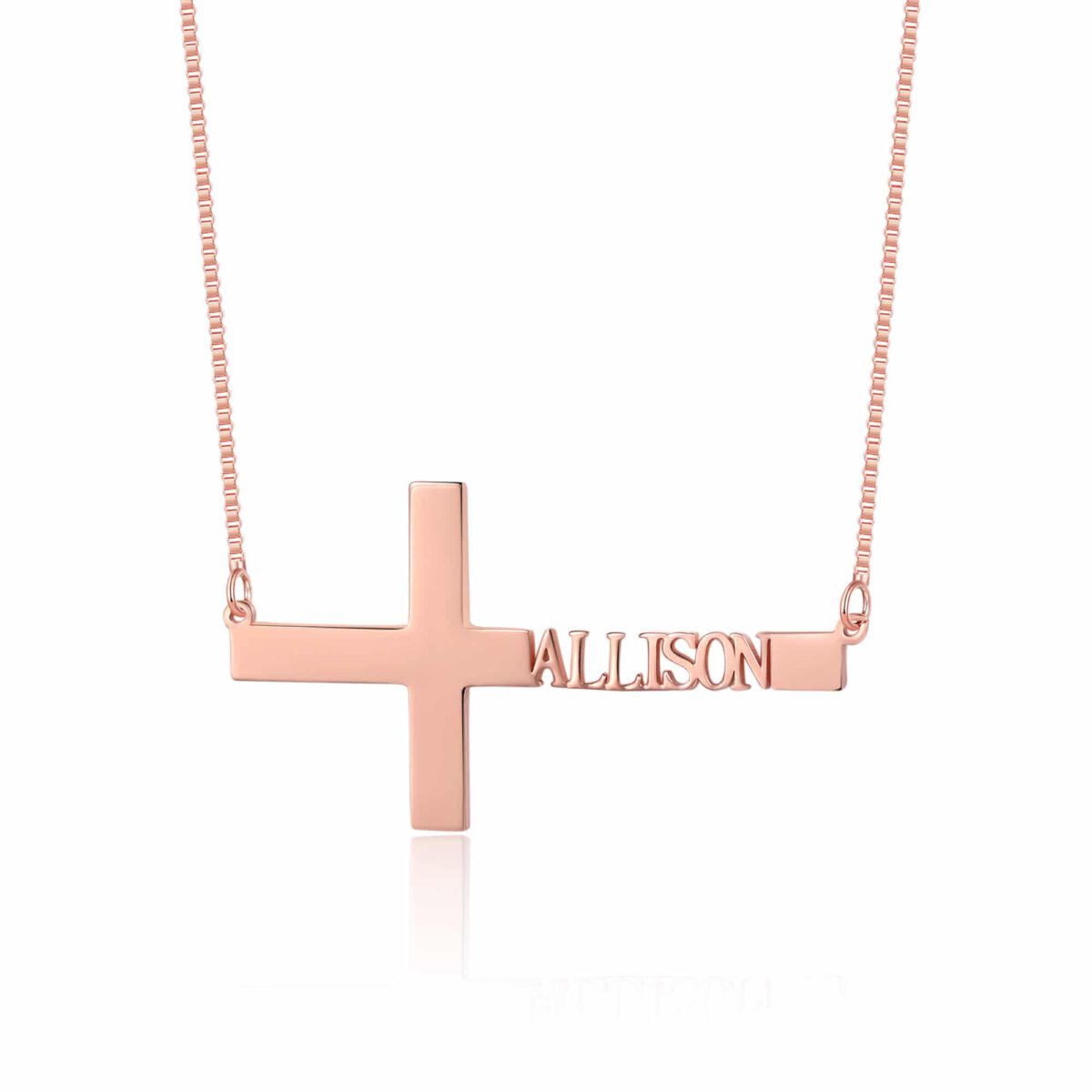 Horizontal Cross Necklace