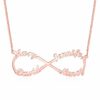 Infinity Name Necklace for Mom Rose Gold Image