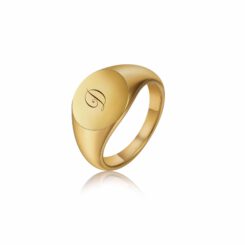 Initial Signet Ring