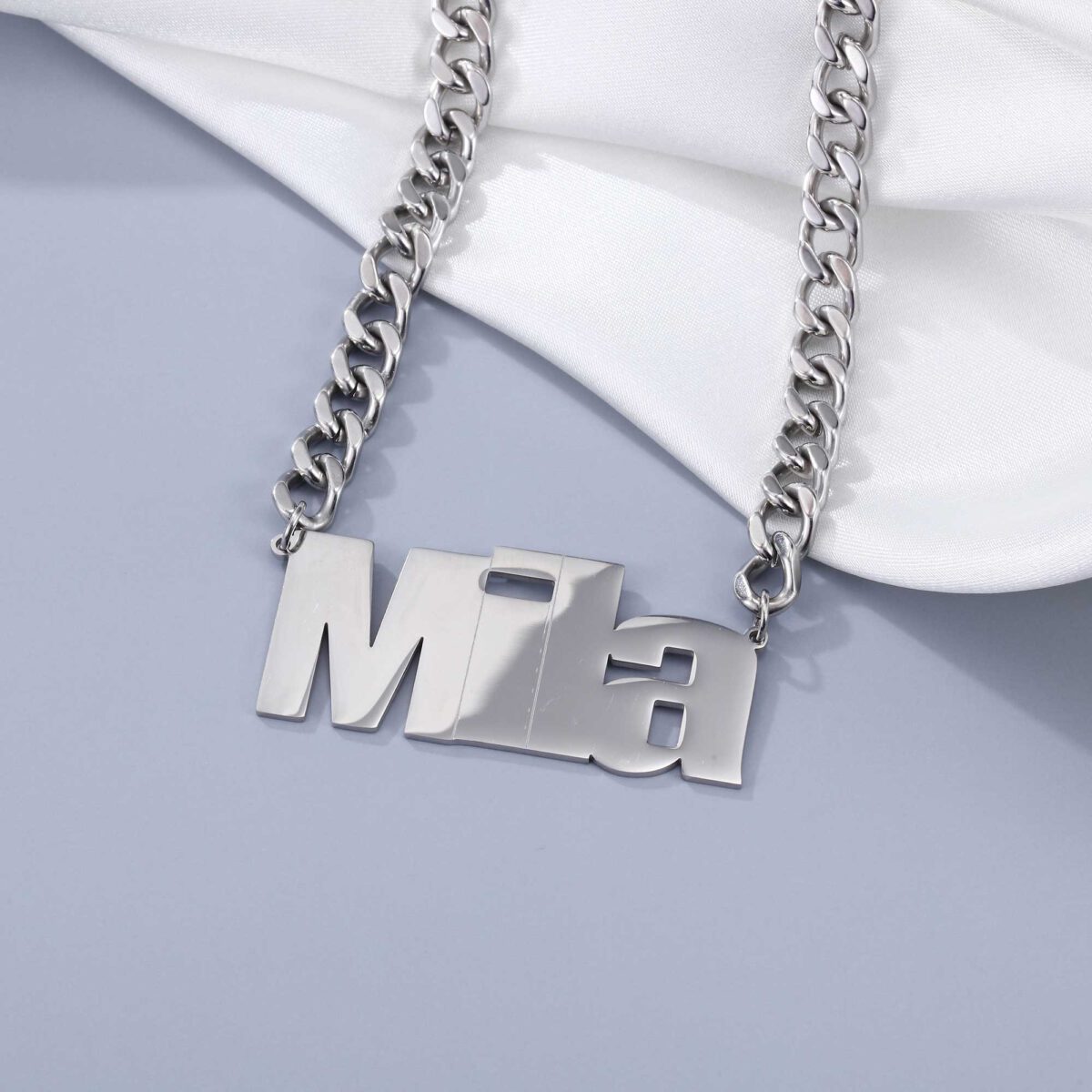 Large Font Name Necklace