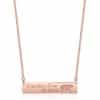 Mama Bear Necklace Rose Gold