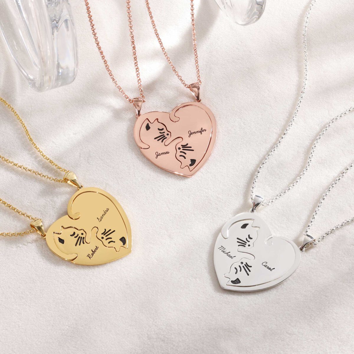 Matching Cat Necklace Set