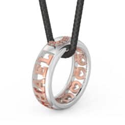 Matching Necklace And Ring For Couples