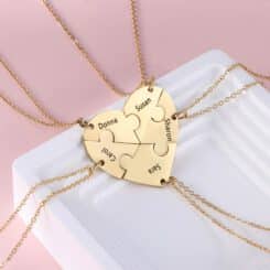 Matching Necklaces For 5 Best Friends