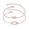 Mom And Daughter Matching Bracelets Rose Gold