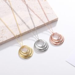 Mom Disc Necklace