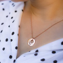 Mom Necklace with Two Names