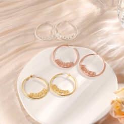 Name Hoop Earrings