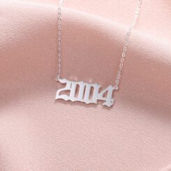 Number Pendant Necklace