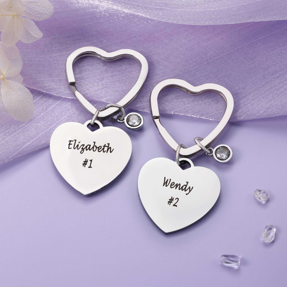 Personalized Keyring for Best Friend