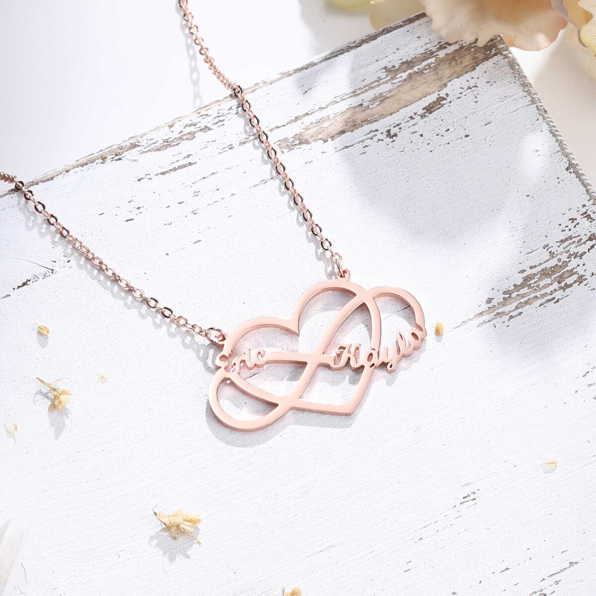 Personalized Infinity Couple Necklace