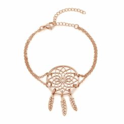 Rose Gold Dream Catcher Bracelet