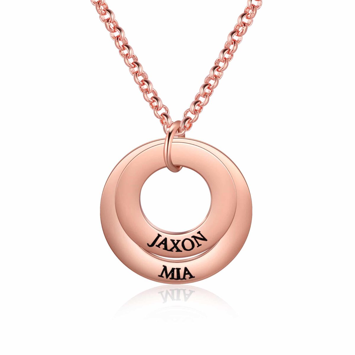 Rose Gold Family Necklace