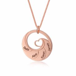 Rose Gold Necklace For Mom