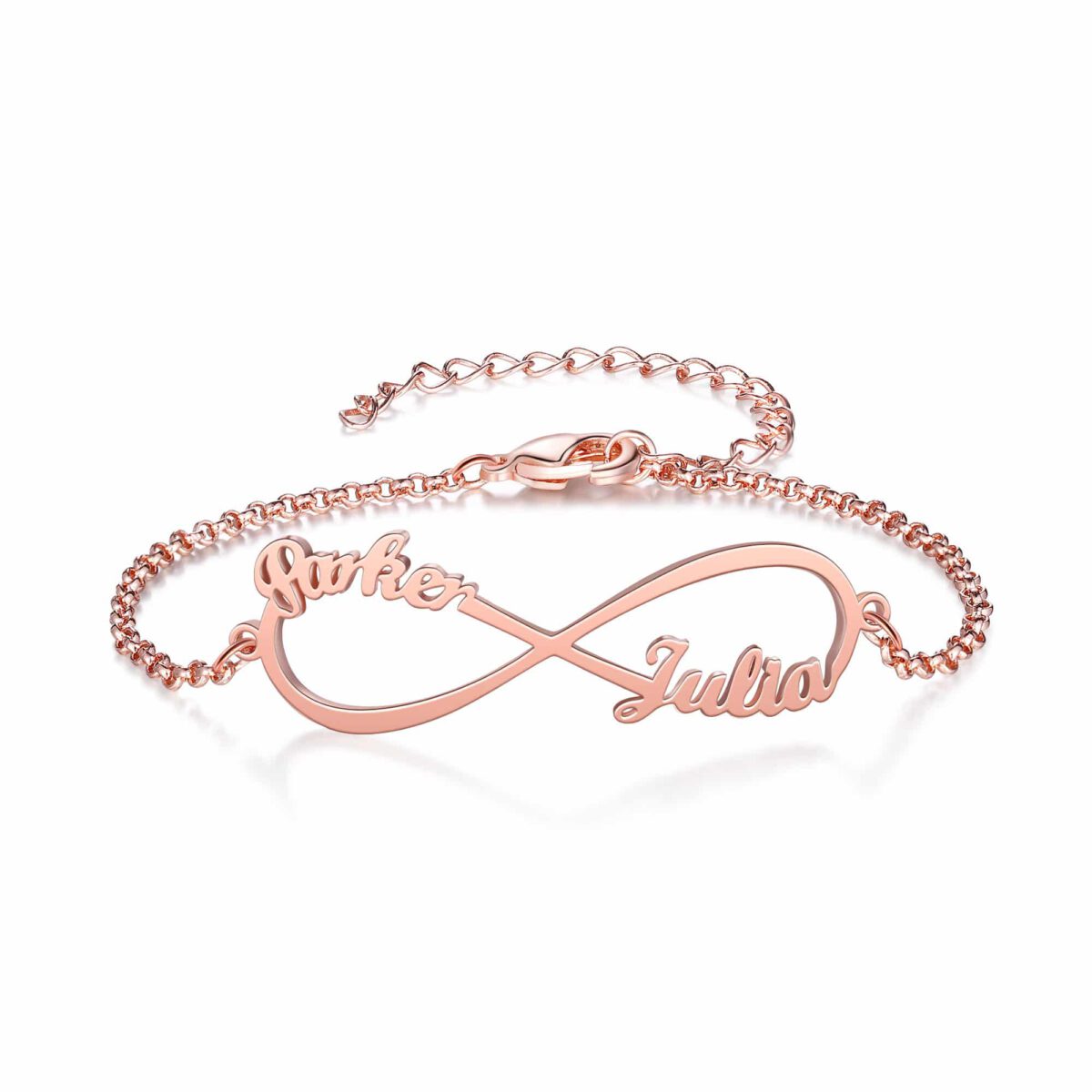 Rose Gold Personalized Couple Bracelet