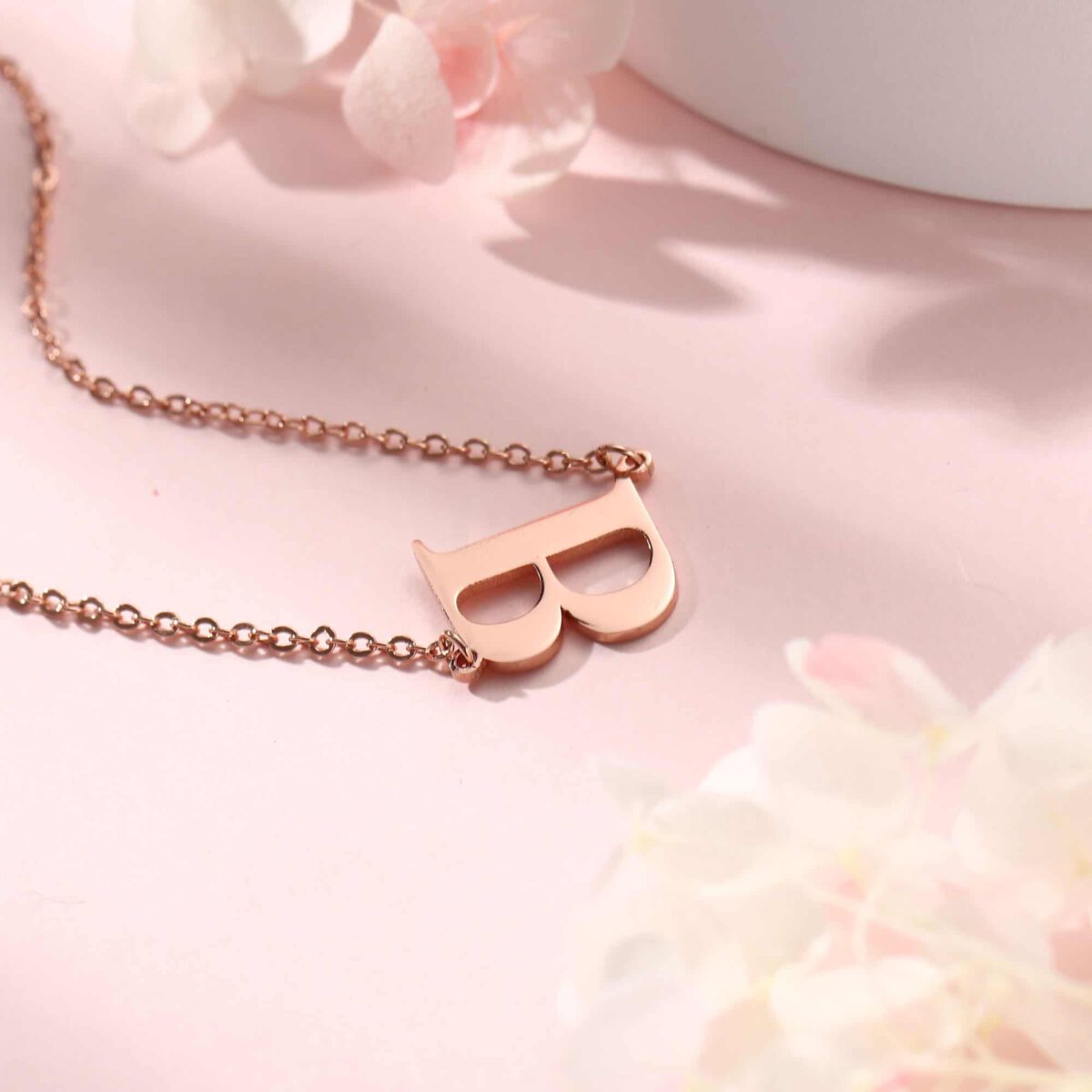 Sideways Letter Necklace