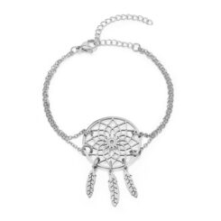 Silver Dream Catcher Bracelet