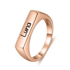 Stackable Mothers Rings With Names