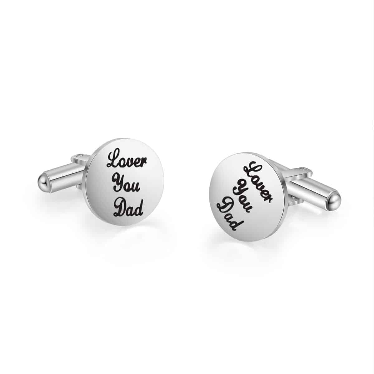 Sterling Silver Cufflinks Engraved