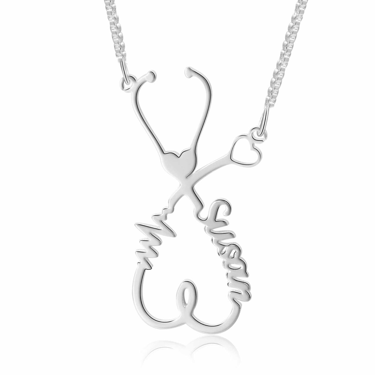 Sterling Silver Doctor Necklace