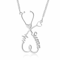 Sterling Silver Doctor Necklace