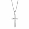 Sterling Silver Engraved Cross Necklace