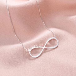 Sterling Silver Infinity Necklace