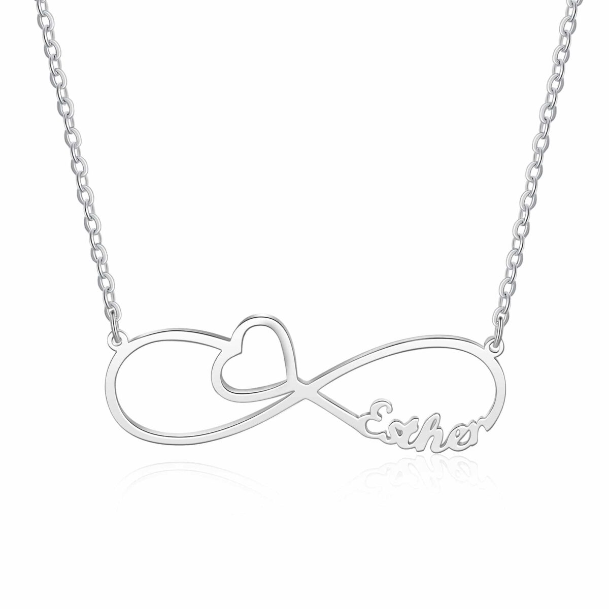 Sterling Silver Infinity With Names