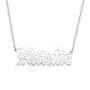 Sterling Silver Old English Name Necklace